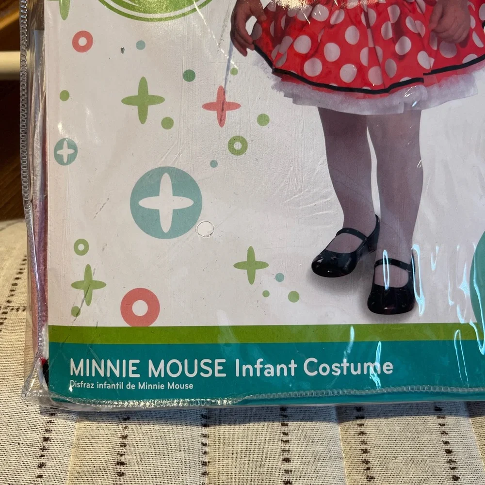 NWT Disney Minnie Mouse Costume for Baby 0-6 Months